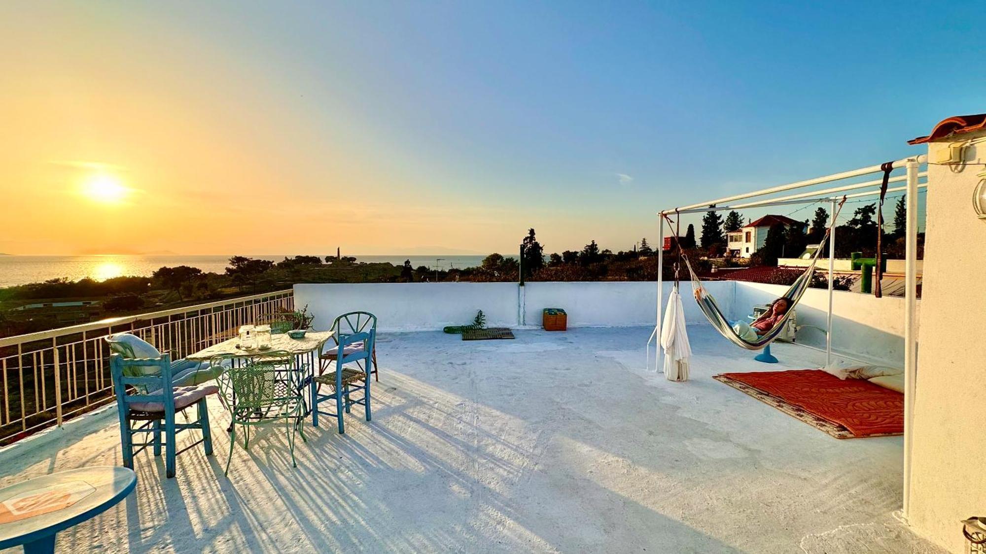 Appartement Vue Sur Mer Soul Family, Egine Aegina Zewnętrze zdjęcie