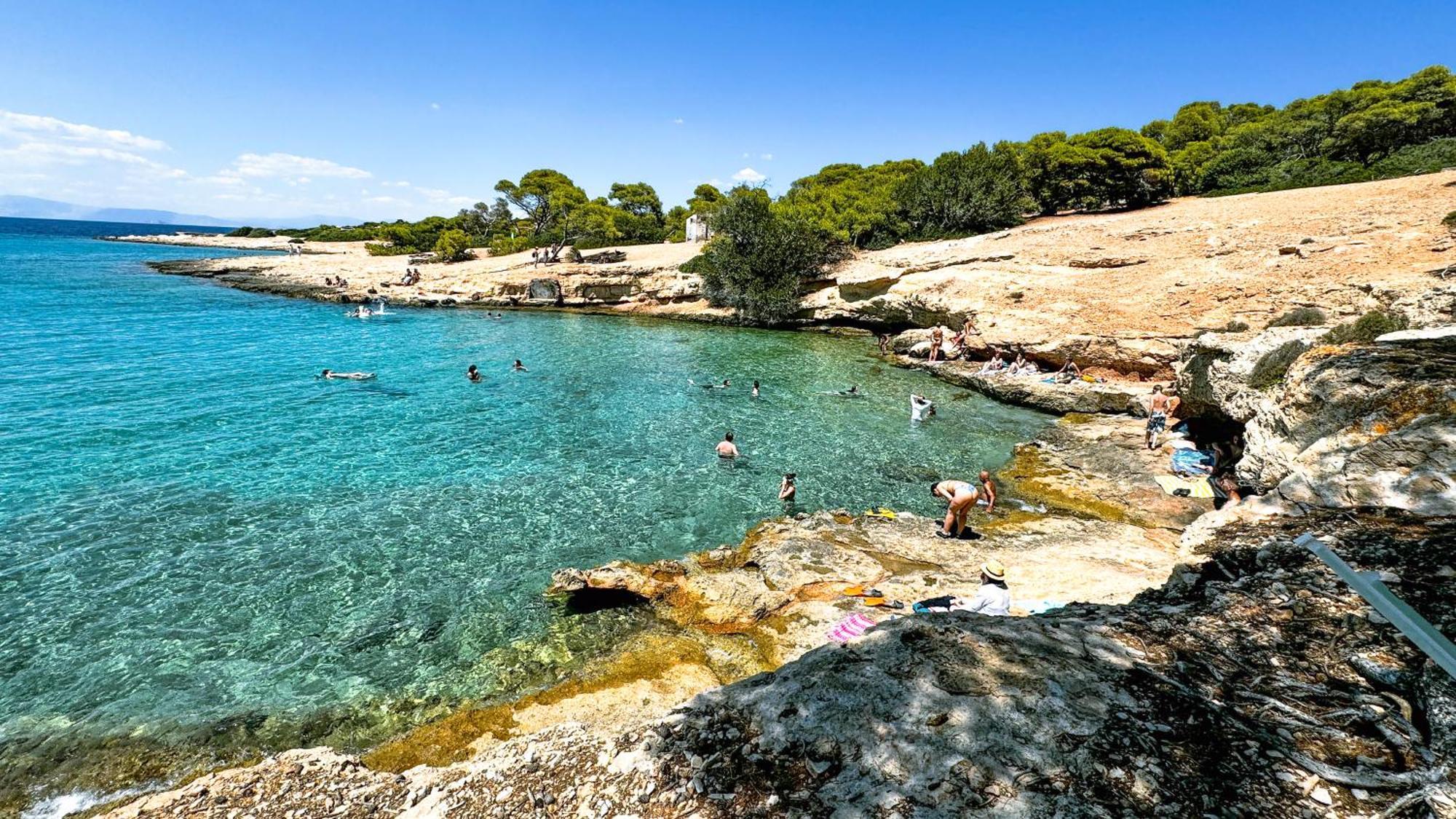 Appartement Vue Sur Mer Soul Family, Egine Aegina Zewnętrze zdjęcie